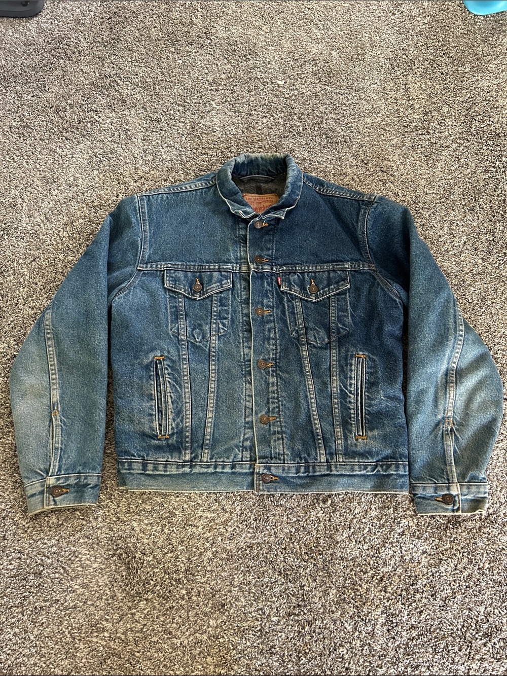 Vintage Levi Blanket Lined Trucker Jacket